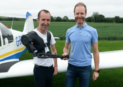 Receiving the new 3d printed arm from Mark Thatcher of Crispin Orthotics.